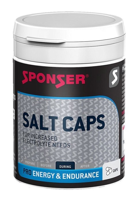 Elektrolity SPONSER SALT CAPS pudełko (tabletki 120szt) (NEW). Elektrolity SPONSER SALT CAPS pudełko (tabletki 120szt) (NEW).
