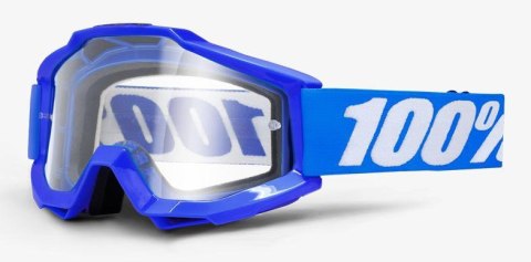 Gogle 100% ACCURI REFLEX BLUE (Szyba Przezroczysta Anti-Fog, LT 88%-92%) (WYPRZEDAŻ -50%) Gogle 100% ACCURI REFLEX BLUE (Szyba Przezroczysta Anti-Fog, LT 88%-92%) (WYPRZEDAŻ -50%)