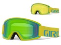 Gogle zimowe GIRO SEMI CITRON ICEBERG APEX (Szyba lustrzana kolorowa LODEN GREEN 26% S2 + Szyba kolorowa YELLOW 84% S0) (DWZ)