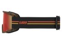 Gogle zimowe GIRO SEMI GP BLACK ORANGE (Szyba lustrzana kolorowa AMBER SCARLET 19-42% S2 + Szyba kolorowa YELLOW 84% S0) (DWZ)