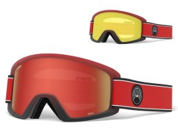 Gogle zimowe GIRO SEMI RED ELEMENT (Szyba lustrzana kolorowa AMBER SCARLET 19-42% S2 + Szyba kolorowa YELLOW 84% S0) (DWZ)