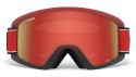 Gogle zimowe GIRO SEMI RED ELEMENT (Szyba lustrzana kolorowa AMBER SCARLET 19-42% S2 + Szyba kolorowa YELLOW 84% S0) (DWZ)