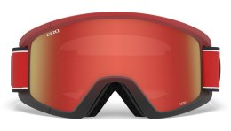 Gogle zimowe GIRO SEMI RED ELEMENT (Szyba lustrzana kolorowa AMBER SCARLET 19-42% S2 + Szyba kolorowa YELLOW 84% S0) (DWZ)