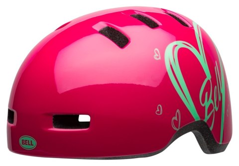 Kask dziecięcy BELL LIL RIPPER pink adore roz. S (48-55 cm) (NEW). Kask dziecięcy BELL LIL RIPPER pink adore roz. S (48-55 cm) (NEW).