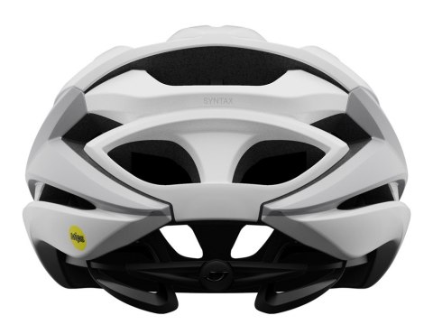 Kask szosowy GIRO SYNTAX INTEGRATED MIPS matte white silver roz. XL (61-65 cm) (NEW) Kask szosowy GIRO SYNTAX INTEGRATED MIPS matte white silver roz. XL (61-65 cm) (NEW)