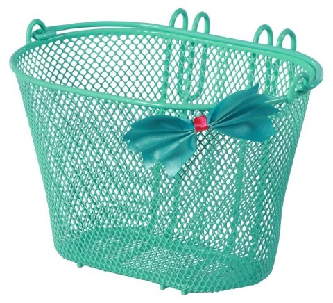 Kosz przedni na kierownicę BOW-TIE BASKET 12"-20", stalowy zielony (NEW) Kosz przedni na kierownicę BOW-TIE BASKET 12"-20", stalowy zielony (NEW)