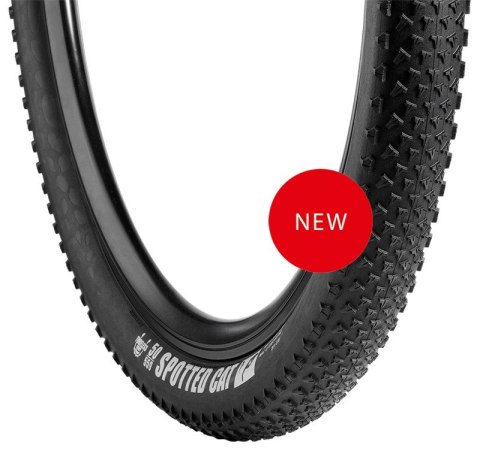 Opona mtb VREDESTEIN Spotted Cat Superlite, 29x2.00 (50-622), Zwijana, TPI120, 475g, Czarna (NEW).