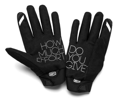 Rękawiczki 100% BRISKER Women's Glove black grey roz. XL (długość dłoni 187-193 mm) (WYPRZEDAŻ -50%) Rękawiczki 100% BRISKER Women's Glove black grey roz. XL (długość dłoni 187-193 mm) (WYPRZEDAŻ -50%)