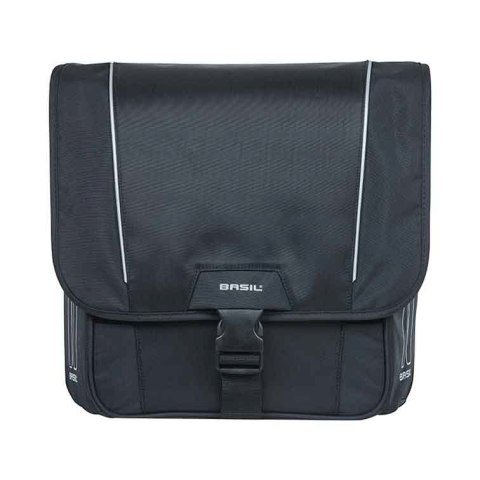 Sakwa miejska podwójna BASIL SPORT DESIGN DOUBLE PANNIER BAG MIK 32L, MIK System (ready to go), czarna (DWZ) Sakwa miejska podwójna BASIL SPORT DESIGN DOUBLE PANNIER BAG MIK 32L, MIK System (ready to go), czarna (DWZ)