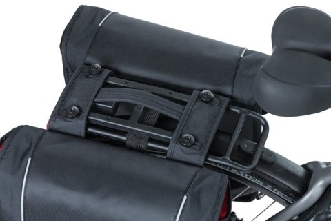 Sakwa miejska podwójna BASIL SPORT DESIGN DOUBLE PANNIER BAG MIK 32L, MIK System (ready to go), czarna (DWZ) Sakwa miejska podwójna BASIL SPORT DESIGN DOUBLE PANNIER BAG MIK 32L, MIK System (ready to go), czarna (DWZ)
