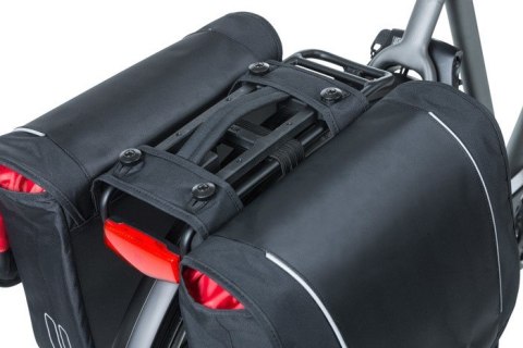 Sakwa miejska podwójna BASIL SPORT DESIGN DOUBLE PANNIER BAG MIK 32L, MIK System (ready to go), czarna (DWZ) Sakwa miejska podwójna BASIL SPORT DESIGN DOUBLE PANNIER BAG MIK 32L, MIK System (ready to go), czarna (DWZ)