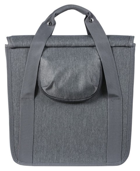 Sakwa miejska pojedyncza BASIL GO SINGLE BAG 16L, Hook On System, grey melee (NEW) Sakwa miejska pojedyncza BASIL GO SINGLE BAG 16L, Hook On System, grey melee (NEW)