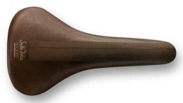 Siodło SELLA ITALIA TURBO BULLITT, FeC Alloy Rail, Skórzane, 358g, Brązowe (NEW)