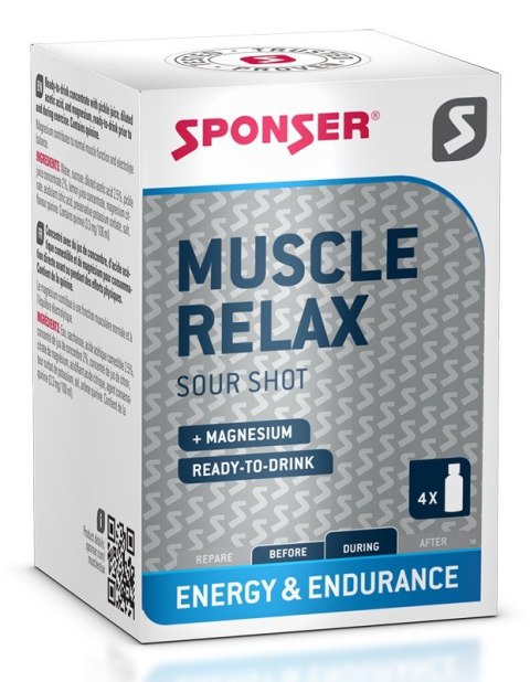 Suplement na skurcze mięśni SPONSER MUSCLE RELAX w butelkach (pudełko 4 szt x 30ml) (NEW). Suplement na skurcze mięśni SPONSER MUSCLE RELAX w butelkach (pudełko 4 szt x 30ml) (NEW).