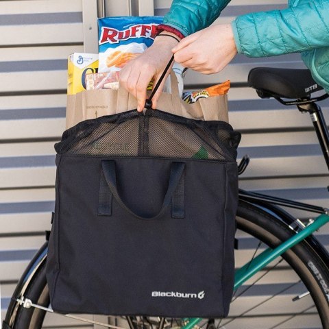 Torba na bagażnik BLACKBURN LOCAL GROCERY PANNIER czarna Torba na bagażnik BLACKBURN LOCAL GROCERY PANNIER czarna