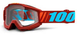 Gogle 100% ACCURI DAUPHINE (Szyba Przezroczysta Anti-Fog, LT 88%-92%) (WYPRZEDAŻ -50%)