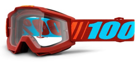 Gogle 100% ACCURI DAUPHINE (Szyba Przezroczysta Anti-Fog, LT 88%-92%) (WYPRZEDAŻ -50%)