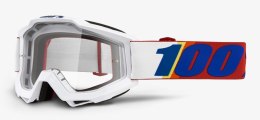Gogle 100% ACCURI MINIMA (Szyba Przezroczysta Anti-Fog, LT 88%-92%) (WYPRZEDAŻ -50%)