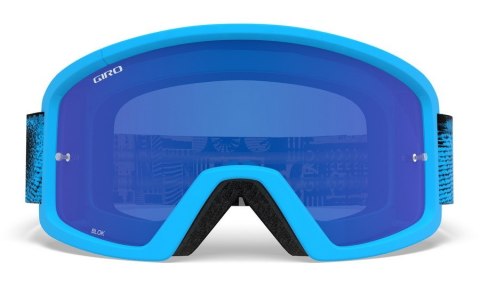 Gogle GIRO BLOK MTB blue hypnotic (Szyba Niebieska Lustrzana COBALT BLUE S3 0,8-18% + Szyba Przeźroczysta S0 99%) (DWZ) (WYPRZED Gogle GIRO BLOK MTB blue hypnotic (Szyba Niebieska Lustrzana COBALT BLUE S3 0,8-18% + Szyba Przeźroczysta S0 99%) (DWZ) (WYPRZED