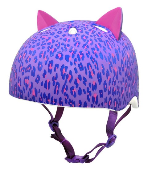 Kask dziecięcy juniorski KRASH LEOPARD KITTY roz. M YOUTH 8+ (54-58 cm) (NEW) Kask dziecięcy juniorski KRASH LEOPARD KITTY roz. M YOUTH 8+ (54-58 cm) (NEW)