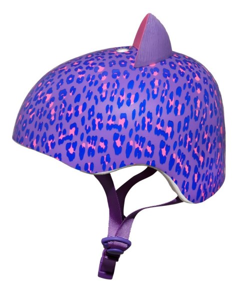 Kask dziecięcy juniorski KRASH LEOPARD KITTY roz. M YOUTH 8+ (54-58 cm) (NEW) Kask dziecięcy juniorski KRASH LEOPARD KITTY roz. M YOUTH 8+ (54-58 cm) (NEW)