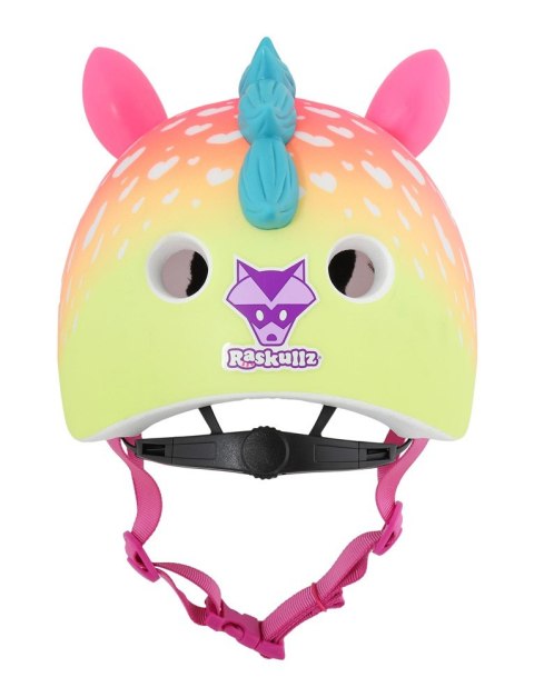 Kask dziecięcy juniorski RASKULLZ SUPER RAINBOW CORN roz. S CHILD FS 5+ (50-54 cm) (NEW) Kask dziecięcy juniorski RASKULLZ SUPER RAINBOW CORN roz. S CHILD FS 5+ (50-54 cm) (NEW)