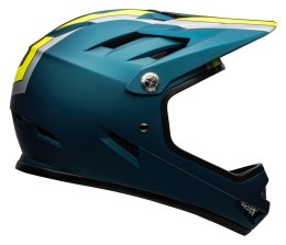 Kask full face BELL SANCTION agility matte blue hi-viz roz. XS (48-51 cm)