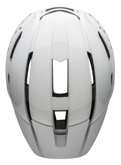 Kask juniorski BELL SIDETRACK II stars gloss white roz. Uniwersalny (50-57 cm) (NEW). Kask juniorski BELL SIDETRACK II stars gloss white roz. Uniwersalny (50-57 cm) (NEW).