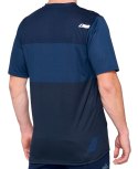 Koszulka męska 100% AIRMATIC Jersey krótki rękaw blue midnight roz. L (WYPRZEDAŻ -50%)