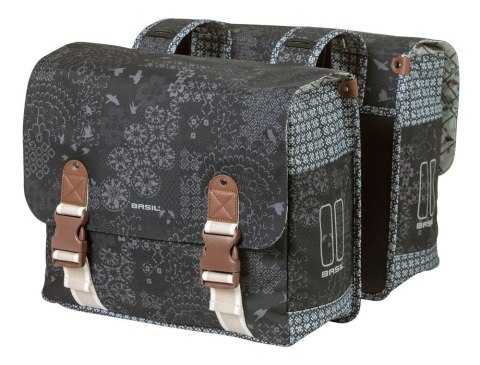 Sakwa miejska podwójna BASIL BOHEME DOUBLE PANNIER BAG 35L Universal Bridge System, wodoodporna charcoal (NEW) Sakwa miejska podwójna BASIL BOHEME DOUBLE PANNIER BAG 35L Universal Bridge System, wodoodporna charcoal (NEW)