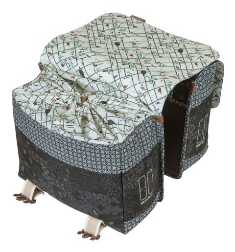 Sakwa miejska podwójna BASIL BOHEME DOUBLE PANNIER BAG 35L Universal Bridge System, wodoodporna charcoal (NEW) Sakwa miejska podwójna BASIL BOHEME DOUBLE PANNIER BAG 35L Universal Bridge System, wodoodporna charcoal (NEW)