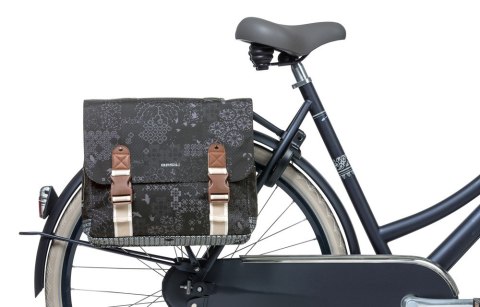 Sakwa miejska podwójna BASIL BOHEME DOUBLE PANNIER BAG 35L Universal Bridge System, wodoodporna charcoal (NEW) Sakwa miejska podwójna BASIL BOHEME DOUBLE PANNIER BAG 35L Universal Bridge System, wodoodporna charcoal (NEW)