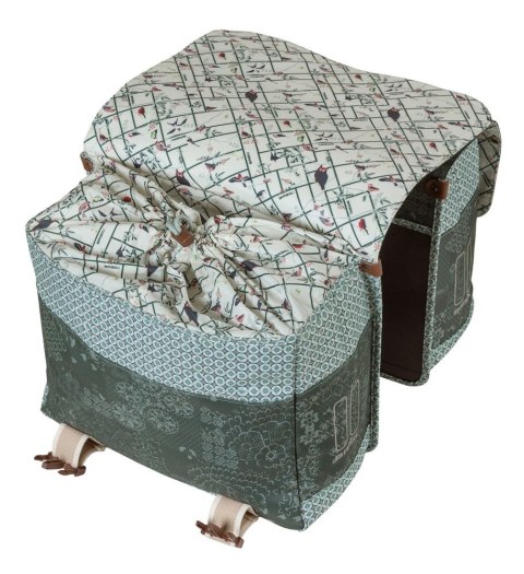 Sakwa miejska podwójna BASIL BOHEME DOUBLE PANNIER BAG 35L Universal Bridge System, wodoodporna forest green (DWZ) Sakwa miejska podwójna BASIL BOHEME DOUBLE PANNIER BAG 35L Universal Bridge System, wodoodporna forest green (DWZ)