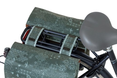 Sakwa miejska podwójna BASIL BOHEME DOUBLE PANNIER BAG 35L Universal Bridge System, wodoodporna forest green (DWZ) Sakwa miejska podwójna BASIL BOHEME DOUBLE PANNIER BAG 35L Universal Bridge System, wodoodporna forest green (DWZ)