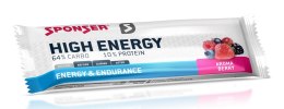 Baton energetyczny SPONSER HIGH ENERGY BAR owoce leśne (pudełko 30szt x 45g) (NEW).