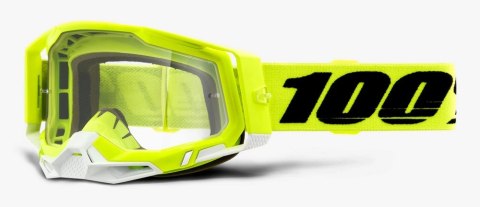 Gogle 100% RACECRAFT 2 ATTACK YELLOW (Szyba Czerwona Lustrzana Anti-Fog, LT 38%+/-5% + Szyba Przezroczysta Anti-Fog, LT 88%-92% Gogle 100% RACECRAFT 2 ATTACK YELLOW (Szyba Czerwona Lustrzana Anti-Fog, LT 38%+/-5% + Szyba Przezroczysta Anti-Fog, LT 88%-92%