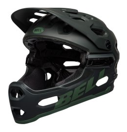 Kask full face BELL SUPER 3R MIPS matte green roz. S (52-56 cm) (NEW).