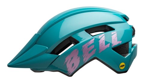 Kask juniorski BELL SIDETRACK II light blue pink roz. Uniwersalny (50-57 cm) (NEW). Kask juniorski BELL SIDETRACK II light blue pink roz. Uniwersalny (50-57 cm) (NEW).