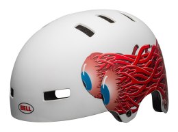 Kask juniorski BELL SPAN matte white eyes roz. XS (49-53 cm) (NEW).