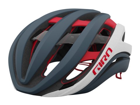 Kask szosowy GIRO AETHER SPHERICAL MIPS matte portaro gray white red roz. S (51-55 cm) (WYPRZEDAŻ -40%) Kask szosowy GIRO AETHER SPHERICAL MIPS matte portaro gray white red roz. S (51-55 cm) (WYPRZEDAŻ -40%)