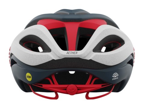 Kask szosowy GIRO AETHER SPHERICAL MIPS matte portaro gray white red roz. S (51-55 cm) (WYPRZEDAŻ -40%) Kask szosowy GIRO AETHER SPHERICAL MIPS matte portaro gray white red roz. S (51-55 cm) (WYPRZEDAŻ -40%)