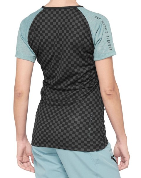 Koszulka damska 100% AIRMATIC Women's Jersey krótki rękaw seafoam checkers roz. L (WYPRZEDAŻ -50%) Koszulka damska 100% AIRMATIC Women's Jersey krótki rękaw seafoam checkers roz. L (WYPRZEDAŻ -50%)