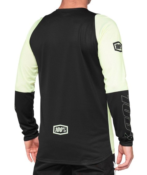 Koszulka męska 100% R-CORE Jersey długi rękaw yellow black roz. L (WYPRZEDAŻ -50%) Koszulka męska 100% R-CORE Jersey długi rękaw yellow black roz. L (WYPRZEDAŻ -50%)
