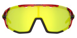 Okulary TIFOSI SLEDGE CLARION crystal red (3 szkła Clarion Yellow 11%, AC Red 39%, Clear 90% transmisji światła) (NEW).