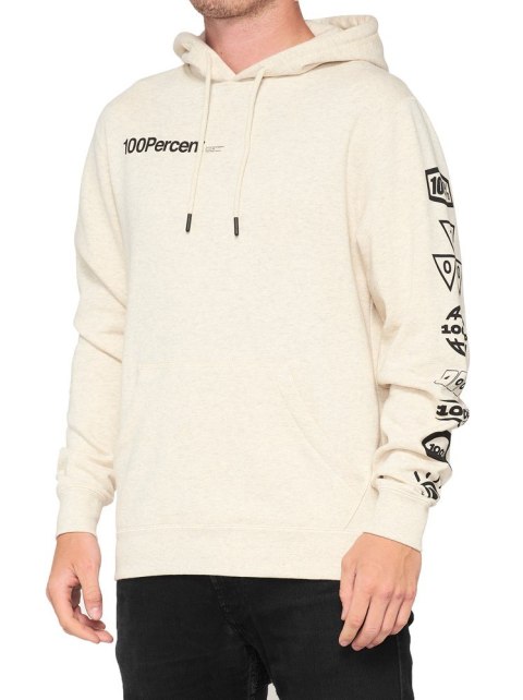 Bluza męska 100% SUPER FUTURE Hooded Pullover Sweatshirt Oatmeal Heather roz. XL (WYPRZEDAŻ -50%) Bluza męska 100% SUPER FUTURE Hooded Pullover Sweatshirt Oatmeal Heather roz. XL (WYPRZEDAŻ -50%)