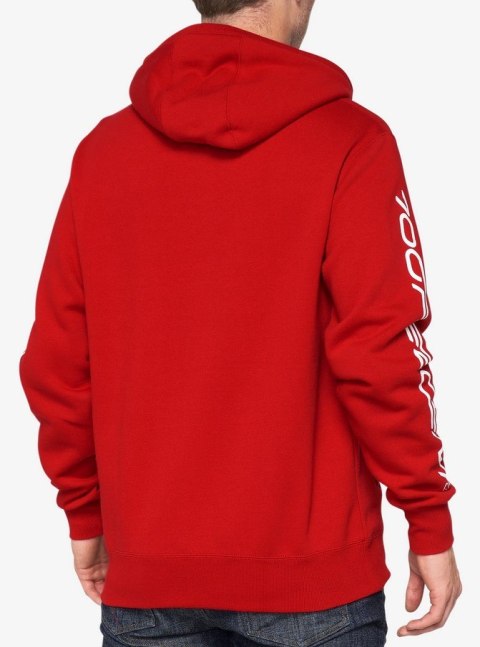Bluza męska 100% SYNDICATE Hooded Zip Sweatshirt Chili Pepper roz. XL (WYPRZEDAŻ -50%) Bluza męska 100% SYNDICATE Hooded Zip Sweatshirt Chili Pepper roz. XL (WYPRZEDAŻ -50%)