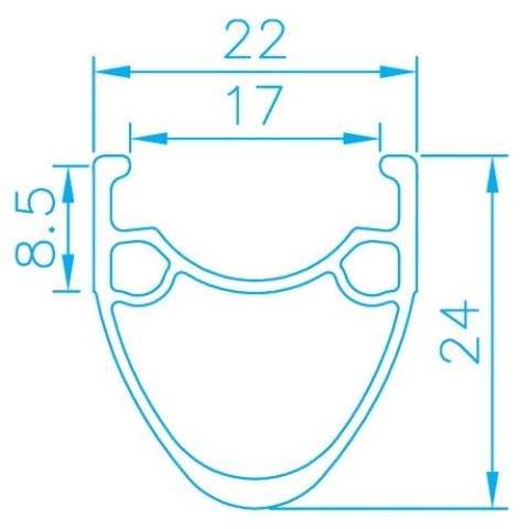 Koła szosowe ALEXRIMS ALX265, V-brake, QR, Stożek 24mm, 700C 622-17, TRS, Aluminium, Waga 1832g Koła szosowe ALEXRIMS ALX265, V-brake, QR, Stożek 24mm, 700C 622-17, TRS, Aluminium, Waga 1832g