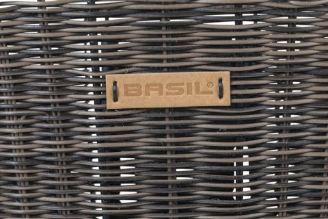 Kosz na kierownicę BASIL BREMEN RATTAN LOOK KF ratanowy + Płytka mocująca do kosza BASIL KLICKFIX ADAPTER PLATE system do mocowa Kosz na kierownicę BASIL BREMEN RATTAN LOOK KF ratanowy + Płytka mocująca do kosza BASIL KLICKFIX ADAPTER PLATE system do mocowa