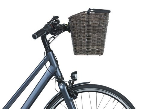Kosz na kierownicę BASIL BREMEN RATTAN LOOK KF ratanowy + Płytka mocująca do kosza BASIL KLICKFIX ADAPTER PLATE system do mocowa Kosz na kierownicę BASIL BREMEN RATTAN LOOK KF ratanowy + Płytka mocująca do kosza BASIL KLICKFIX ADAPTER PLATE system do mocowa