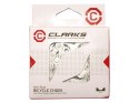 Łańcuch rowerowy CLARKS C410AR, 1-rzędowy Single Speed, 112 ogniw, 1/2"x1/8", Spinka, Antykorozyjny, Srebrny